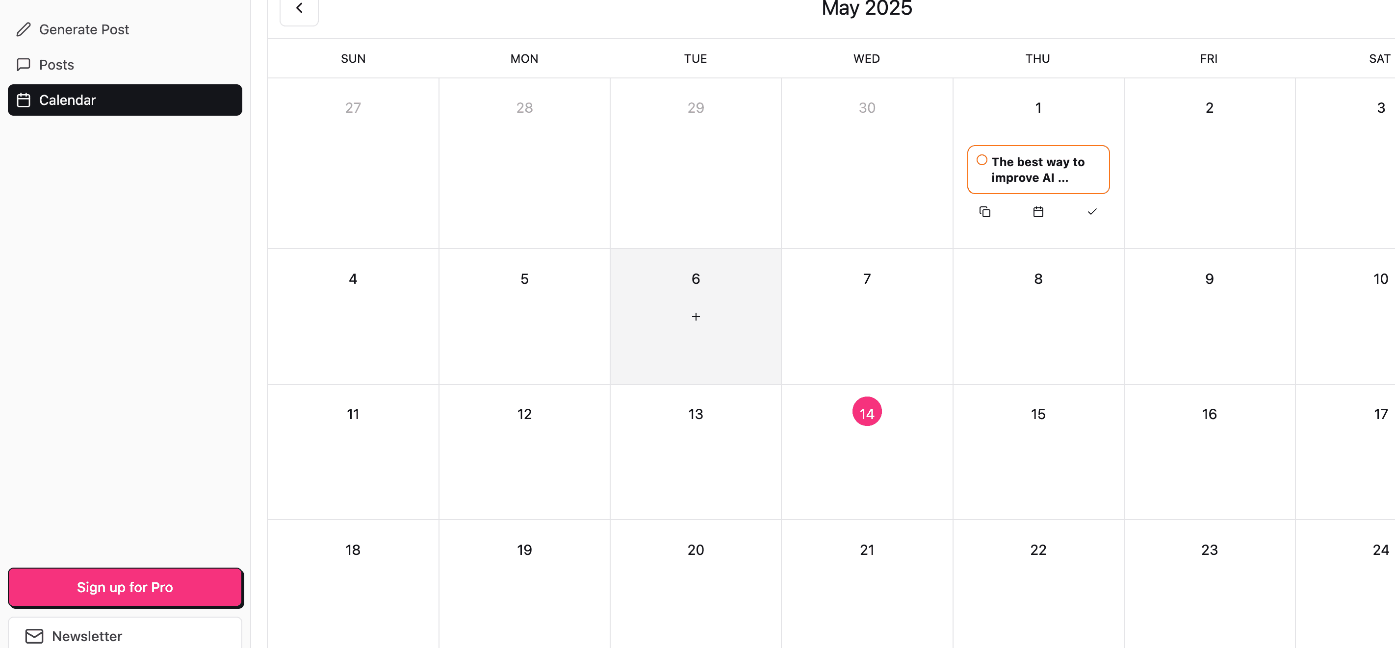 calendar