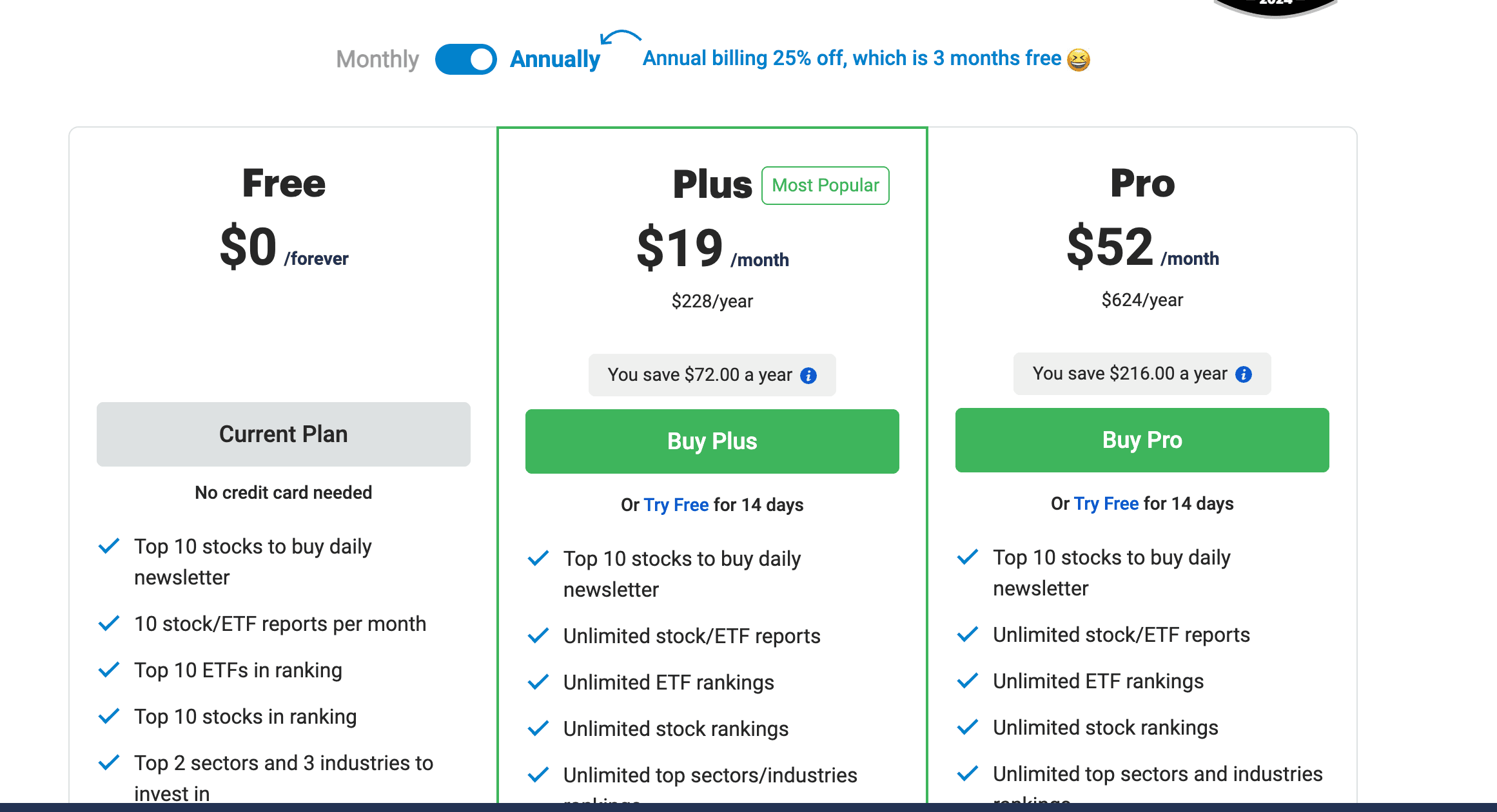 pricing